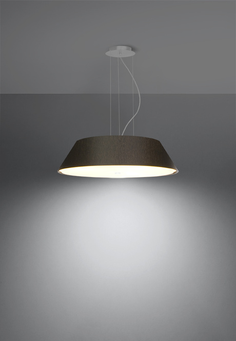 Żyrandol VEGA 60 czarny + 5x Żarówka LED E27 3000K Ciepła 7,5W 620lm