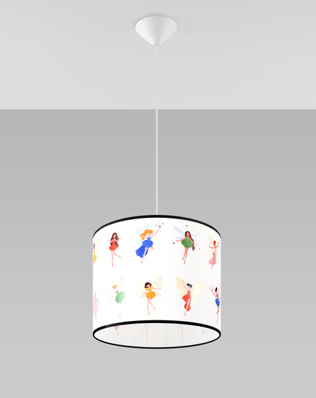 Lampa wisząca WRÓŻKI 30 + 1x Żarówka LED E27 4000K Zimna 7,5W 650lm