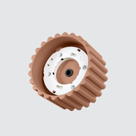 Plafon AURA 1 mocca Gx53 + 1X Żarówka LED GX53 4000K 8W 720lm