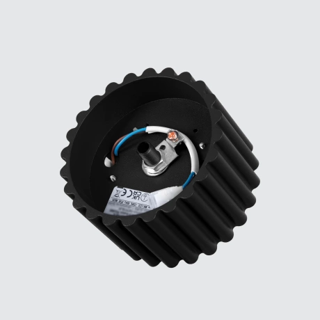 Plafon AURA 1 czarny Gx53