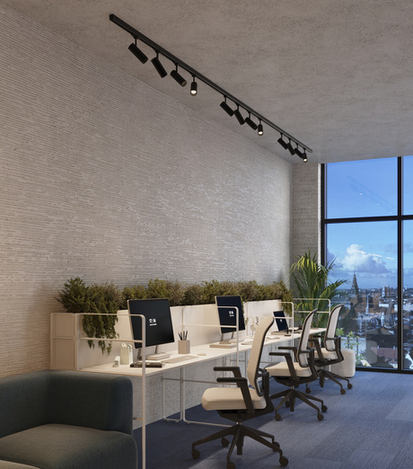 Lampa sufitowa, 4 punktowa, system szynowy 3 fazowy, TORN