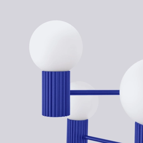 Żyrandol HALO 6 ultramaryna