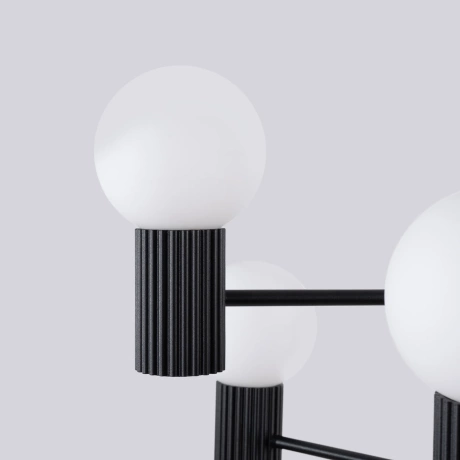 Żyrandol HALO 6 czarny