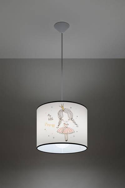 Lampa wisząca PRINCESS 30 + 1x Żarówka LED E27 4000K Zimna 7,5W 650lm