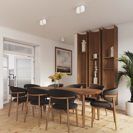 Kinkiet AURA biały G9 + 1X Żarówka LED G9 4000K Zimna 4,5W 460lm