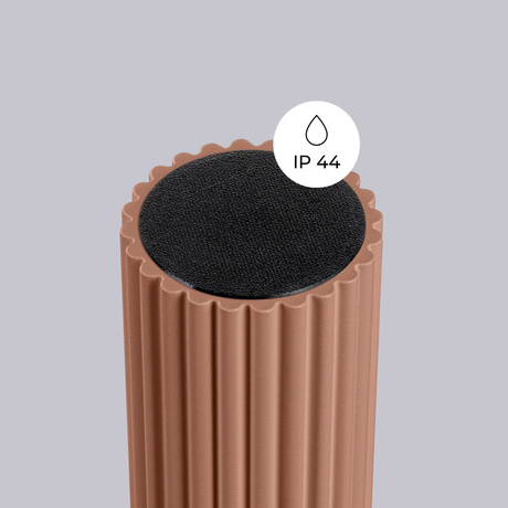 Plafon HALO mocca IP44 + 1x Żarówka LED G9 4000K Zimna 4,5W 460lm