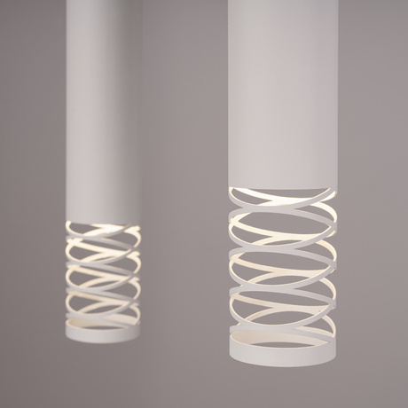 Lampa wisząca LAMI 3L biały + 3X Żarówka LED GU-10 3000K Ciepła 7W 510lm