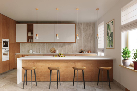 Lampa wisząca QUBIC szara + 1x Żarówka LED E27 4000K Zimna 7,5W 650lm