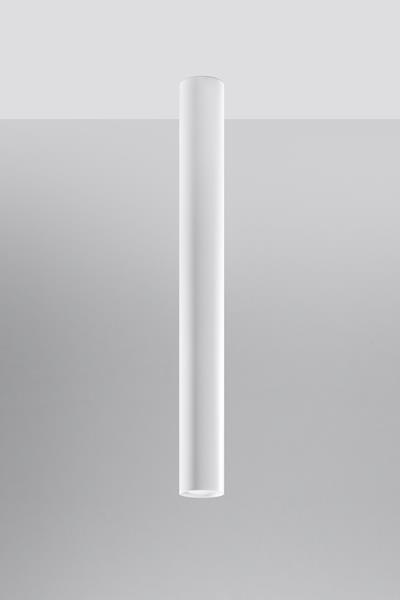 Plafon LAGOS 60 biały + 1x Żarówka LED GU-10 4000K Zimna 7W 630lm