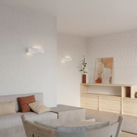 Kinkiet ceramiczny SIGMA biały