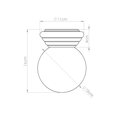Plafon ZORI brzoskwiniowy IP44