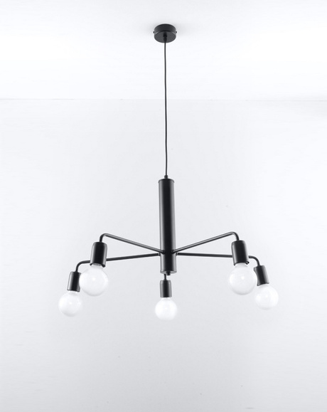 Żyrandol DUOMO 5 + 5x Żarówka LED E27 3000K Ciepła 7,5W 620lm