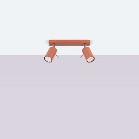 Plafon RING 2 ochra czerwona