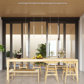 Lampa Wisząca, 5 punktowa, system szynowy 3 fazowy, PASTELO