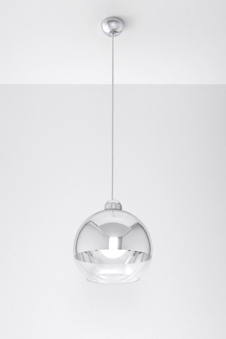 Lampa wisząca COSMO 25 chrom + 1x Żarówka LED E27 3000K Ciepła 7,5W 620lm