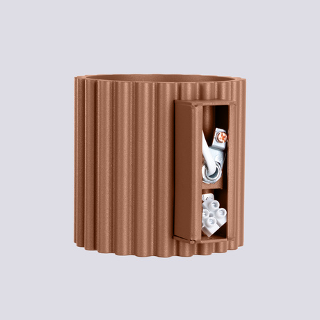 Kinkiet AURA mocca G9 + 1X Żarówka LED G9 4000K Zimna 4,5W 460lm