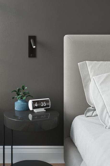 Kinkiet ENIF czarny + 1x Żarówka LED G9 4000K Zimna 4,5W 530lm