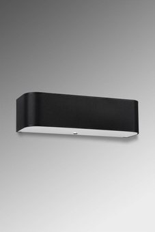 Kinkiet LOKKO czarny + 2x Żarówka LED E27 3000K Ciepła 7,5W 620lm