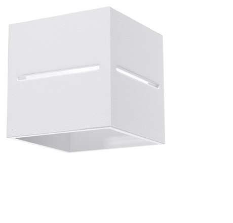 Kinkiet LOBO biały + 1x Żarówka LED G9 3000K Ciepła 4,5W 510lm