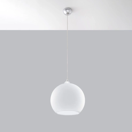 Lampa wisząca BALL biały