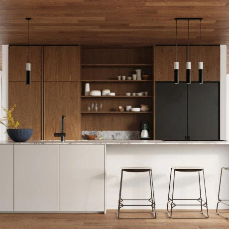 Lampa wisząca BORGIO 1 czarna