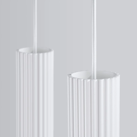 Lampa wisząca KARBON 2 biały