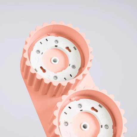 Plafon AURA 2 brzoskwiniowy Gx53