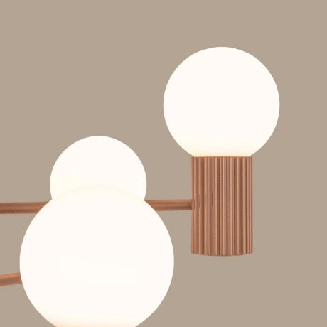 Żyrandol HALO 6 mocca