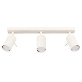 Plafon RING 3L beżowy + 3x Żarówka LED GU-10 3000K Ciepła 7W 510lm