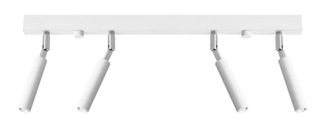 Plafon EYETECH 4 biały + 4x Żarówka LED G9 3000K Ciepła 3W 192lm