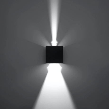 Kinkiet LUCA czarny LED IP54