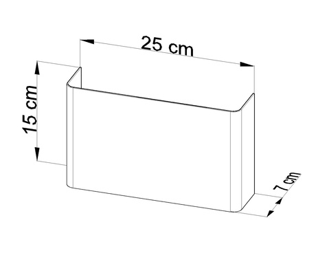 Kinkiet COPERTURA biały + 2x Żarówka LED G9 3000K Ciepła 4,5W 510lm
