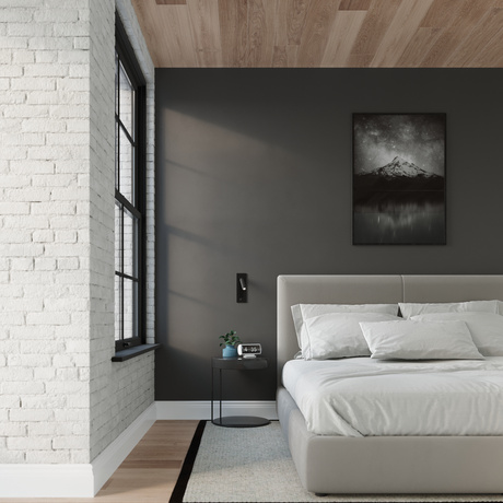 Kinkiet ENIF czarny + 1x Żarówka LED G9 3000K Ciepła 4,5W 510lm