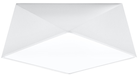 Plafon HEXA 35 BIAŁY + 2x Żarówka LED E27 3000K Ciepła 7,5W 620lm