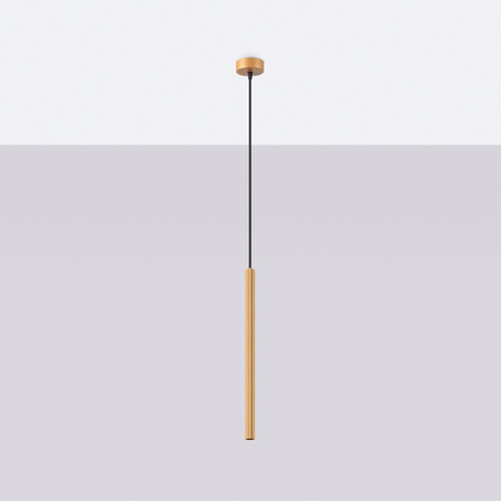 Lampa wisząca ARCHE 1 złota + 1x Żarówka LED G9 4000K Zimna 3W 204lm