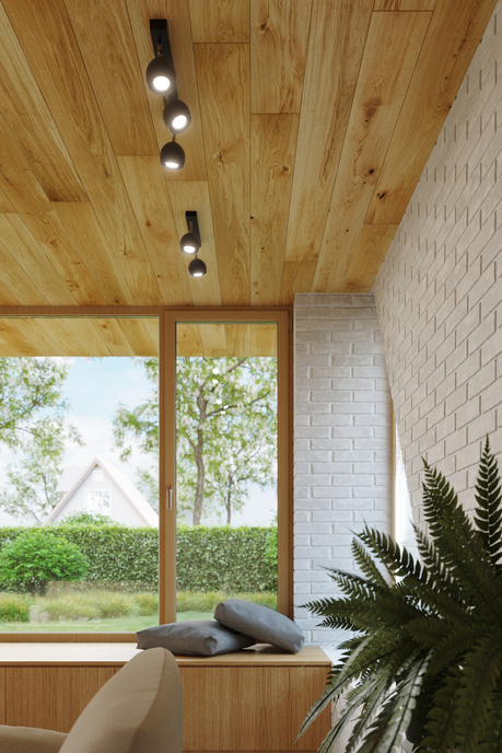 Plafon OCULARE 2 czarny + 2x Żarówka LED GU-10 3000K Ciepła 7W 620lm