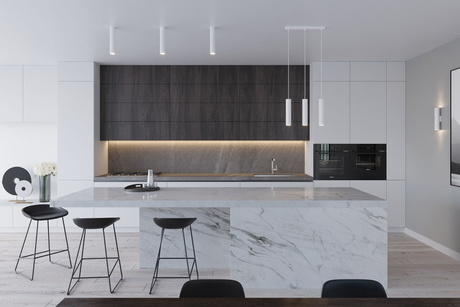 Lampa Wisząca LAGOS 1 biały + 1x Żarówka LED GU-10 4000K Zimna 7W 630lm