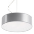 Lampa wisząca ARENA 35 SZARA + 2x Żarówka LED E27 3000K Ciepła 7,5W 620lm