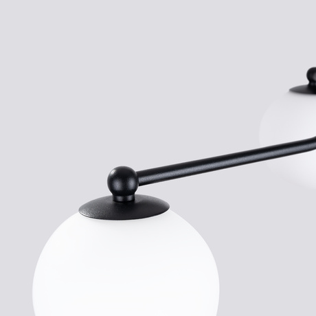 Żyrandol ASTRAL 5 czarny + 5x Żarówka LED G9 4000K Zimna 4,5W 460lm