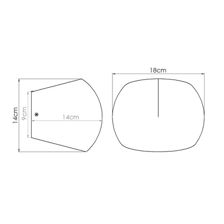 Kinkiet GLOBE beton + 2X Żarówka LED G9 3000K Ciepła 4,5W 450lm