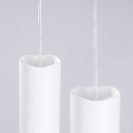 Lampa wisząca LIRO 3P biały + 3X Żarówka LED GU-10 4000K Zimna 7W 530lm