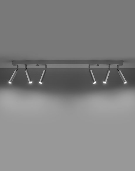 Plafon EYETECH 6 biała + 6x Żarówka LED G9 3000K Ciepła 4,5W 510lm