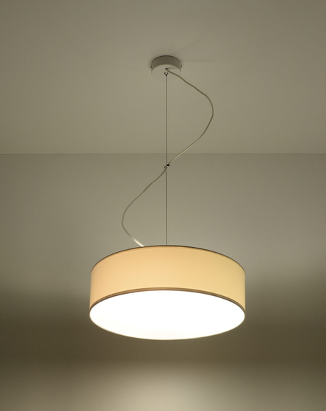 Lampa wisząca ARENA 35 BIAŁA + 2x Żarówka LED E27 4000K Zimna 7,5W 650lm