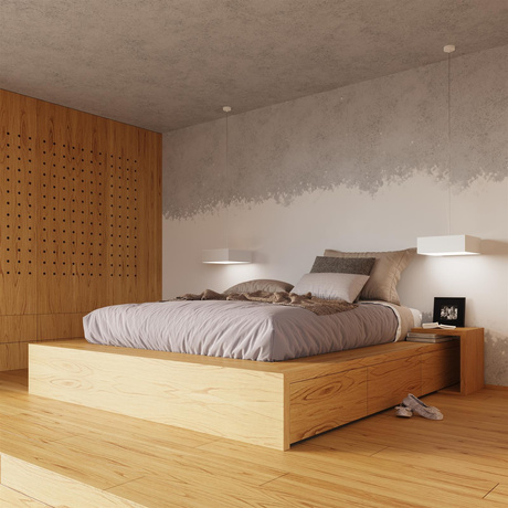 Lampa wisząca HORUS 35 BIAŁA