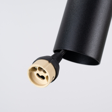 Lampa wisząca PELTA 1 czarna/granatowa