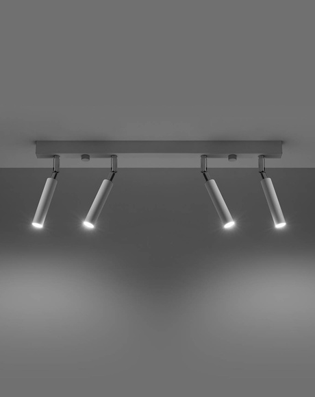 Plafon EYETECH 4 biały + 4x Żarówka LED G9 4000K Zimna 3W 204lm