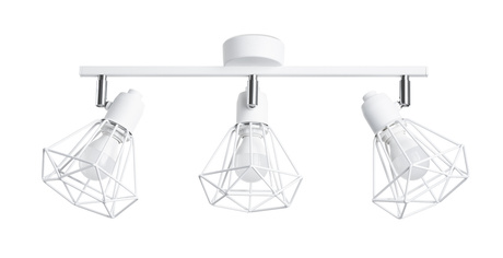 Plafon ARTEMIS 3 biały + Żarówka LED E14 4000K Zimna 7,5W 680lm