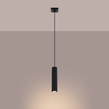 Lampa wisząca KARBON 1 czarny