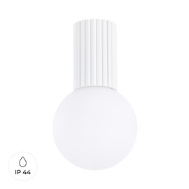 Plafon HALO biały IP44 + 1x Żarówka LED G9 4000K Zimna 4,5W 460lm