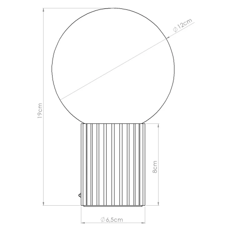 Lampa biurkowa HALO biała